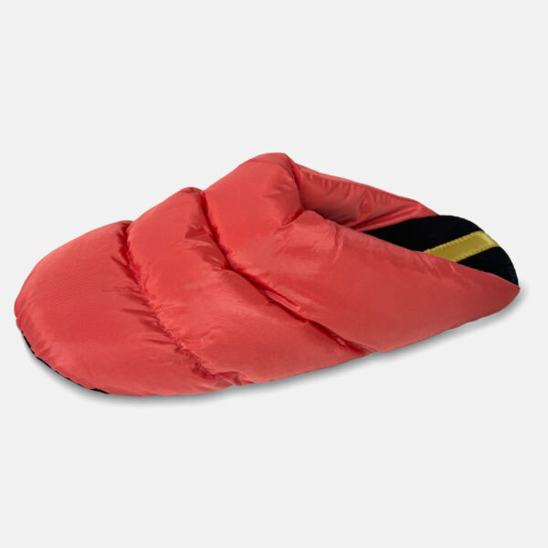 Cozy Water-repellent Silent Indoor Slippers - Faux Down Padded Nylon House Shoes - Image 3