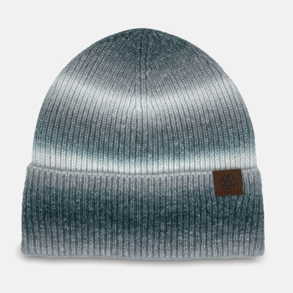 Ombre Gradient Cozy Knit Winter Beanie - Image 1
