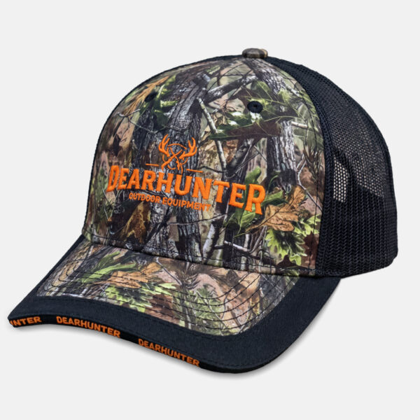 DEARHUNTER Men's Camouflage Mesh Back Trucker Hat - Image 1